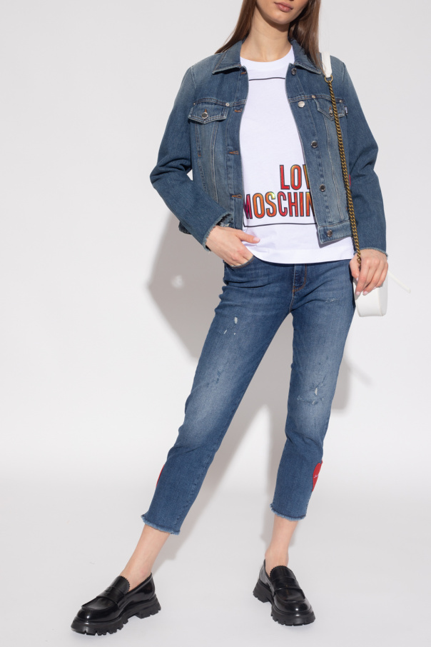moschino jean jacket